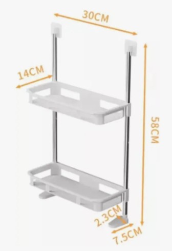 organizador de baño 2 niveles